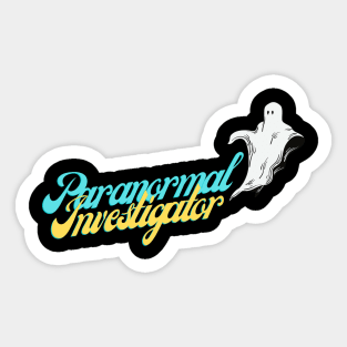 Paranormal Investigator Sticker